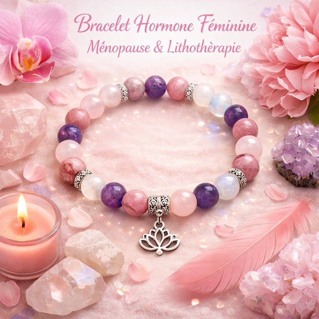Bracelet Hormones, féminité, règles & menaupose