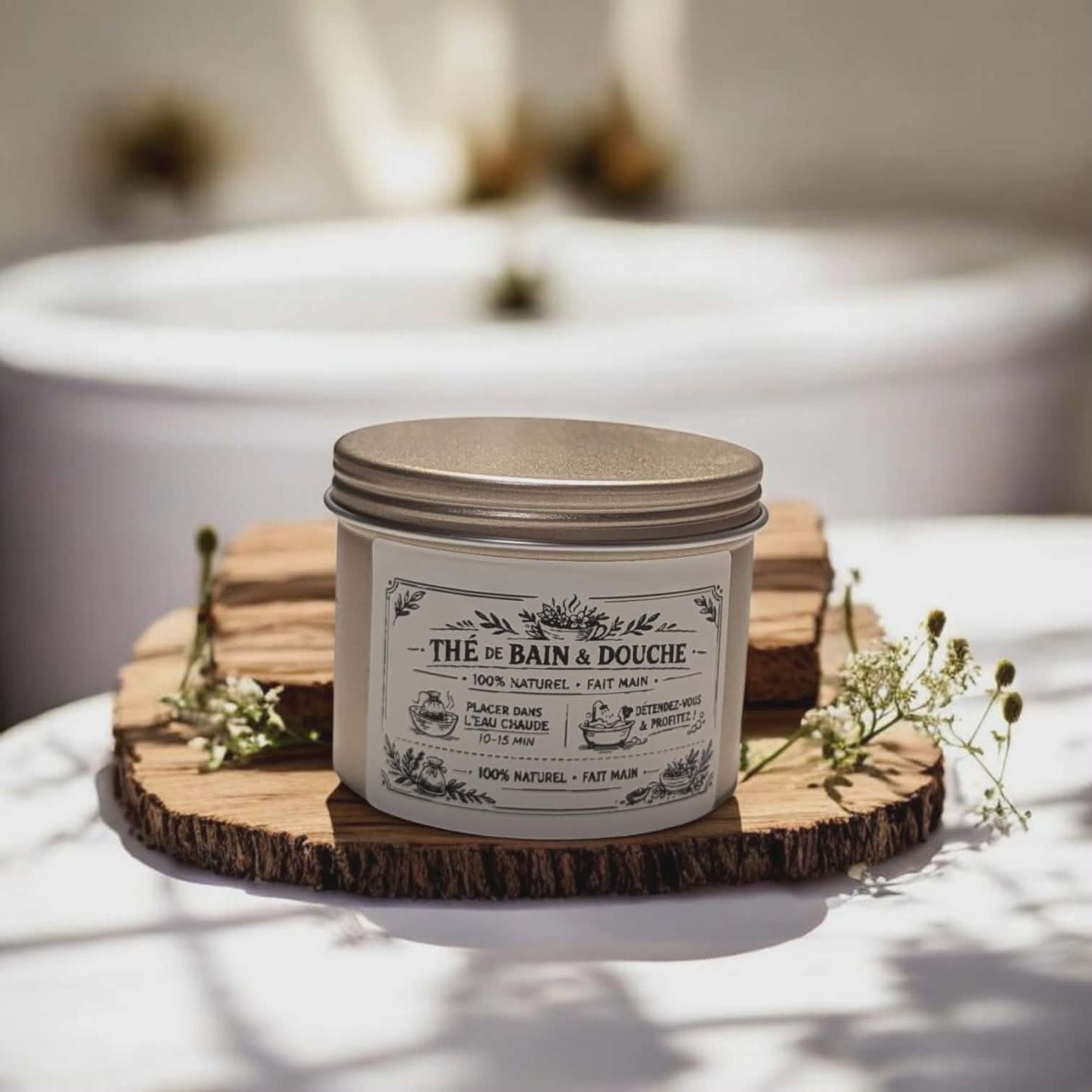Thé ou tisane de bain & douche
