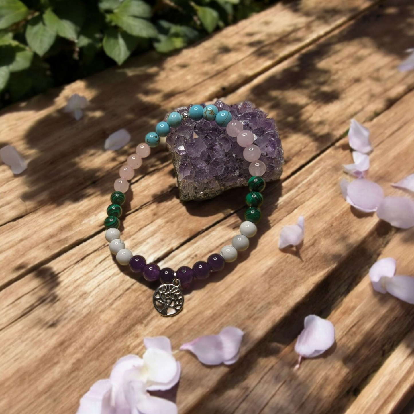 Bracelet en pierre naturelles fait main