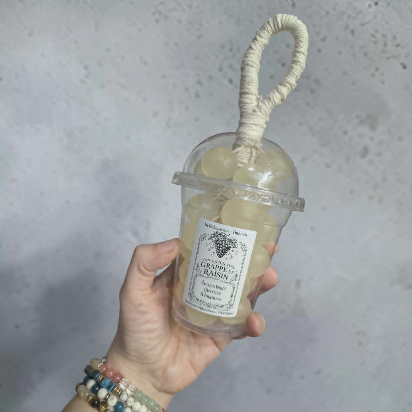 Savon mains grappe de raisin