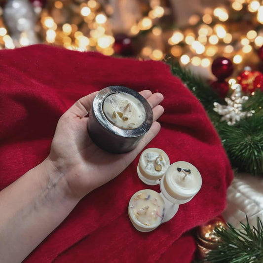 Pot et 4 bougies “Rituels de Noël”