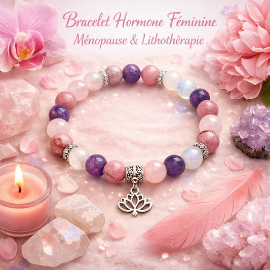Bracelet Hormones, féminité, règles & menaupose